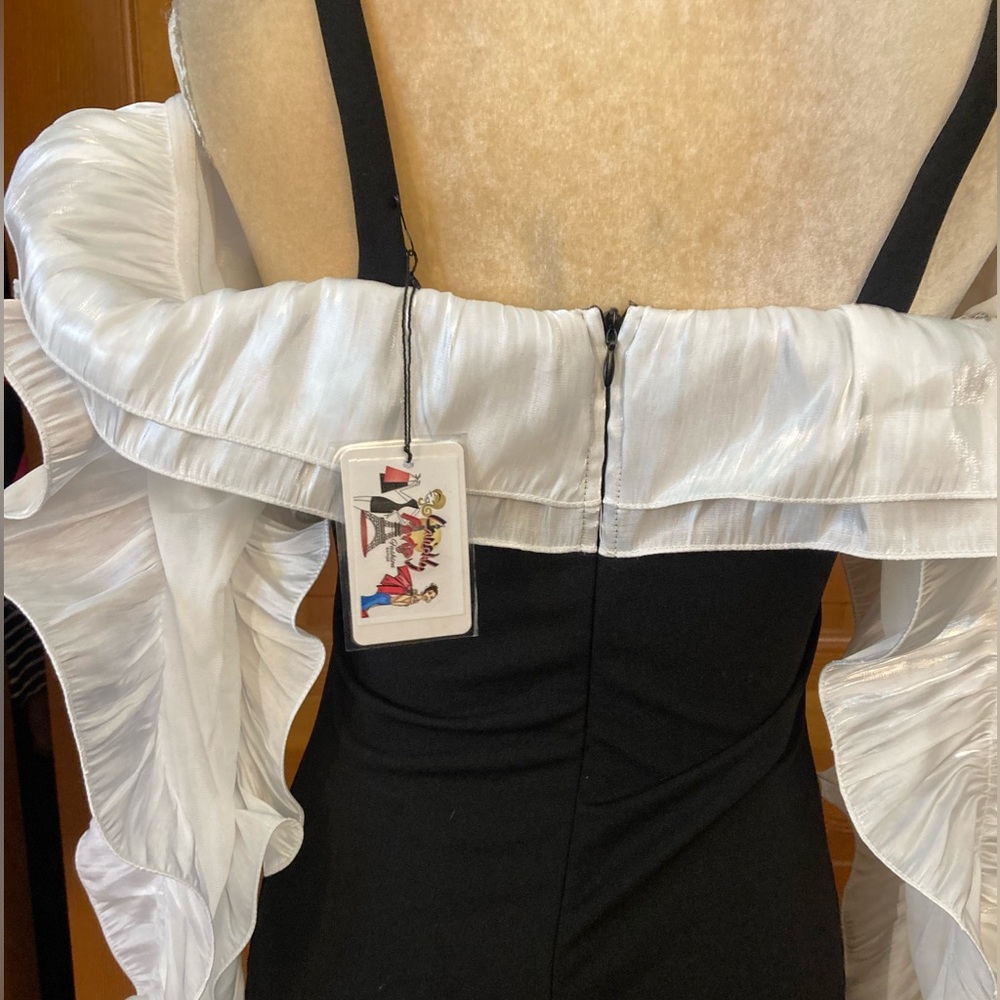 Women’s Ruffled Bodycon Dress - Picture 14 of 16